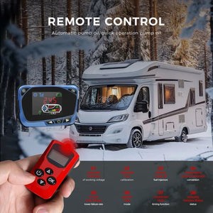 Sunster 8KW Diesel Air Heater with LCD Display & Remote Control, 12V, 5L Tank, for Car, Truck, Van, Boat