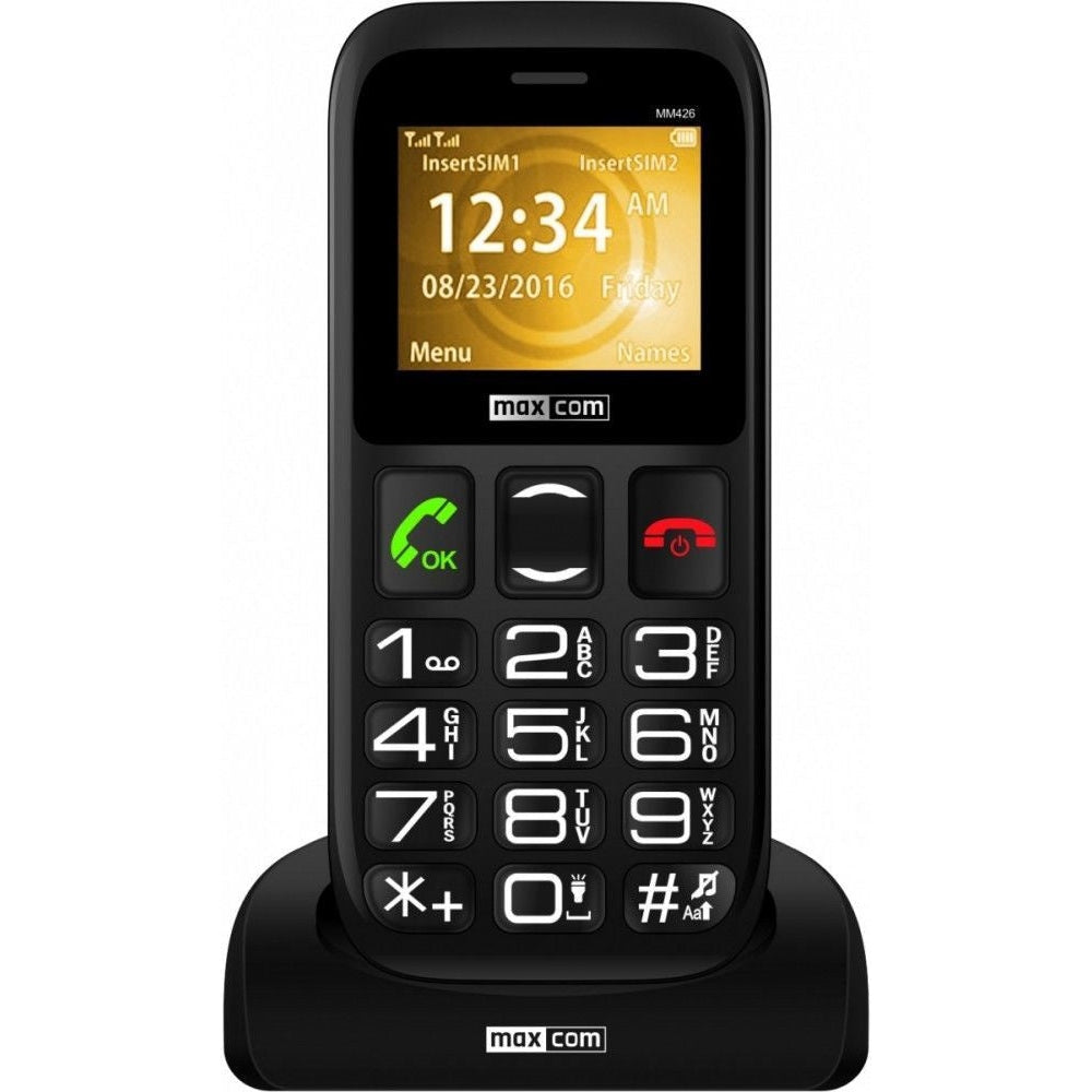 Phone with buttons Maxcom MM426, black