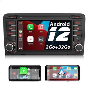 Awesafe Android 12 Car Radio for Audi A3 8P S3 RS3 Sportback 2GB+32GB , 7-inch Touchscreen