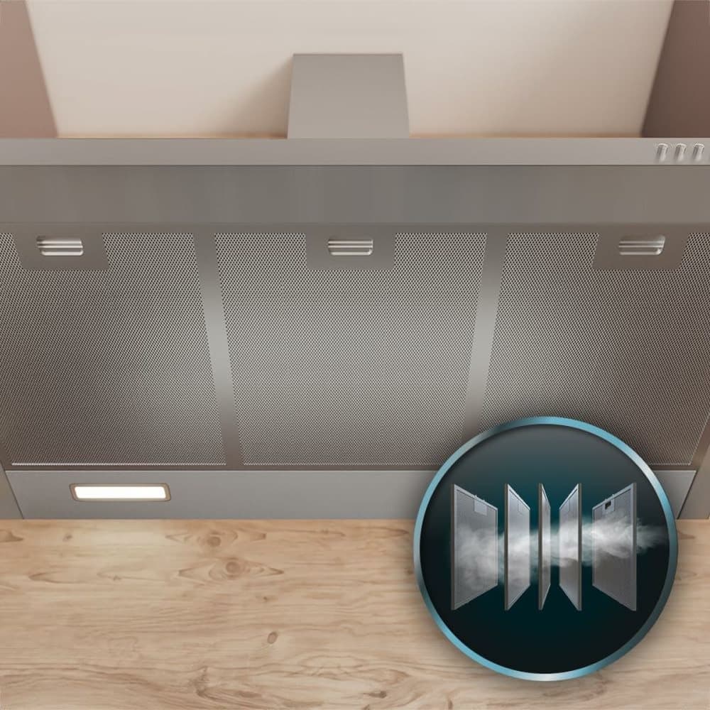 Cecotec Bolero Flux PM 906500 Stainless Steel Cooker Hood