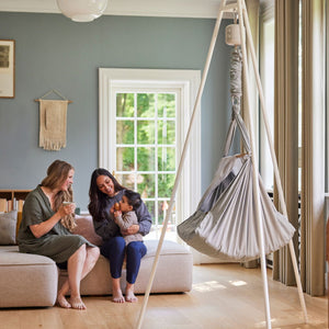 Membantu Premium Cradle Stand, White