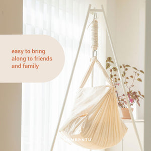 Membantu Premium Cradle Stand, White