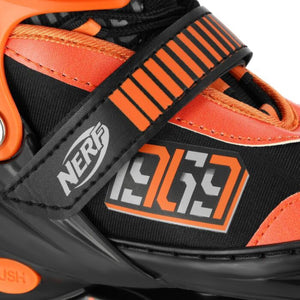 Roller Skates Spokey Nerf Strive 941341, black/orange, 38-42