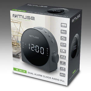 Muse Alarm Clock Radio M-185CR