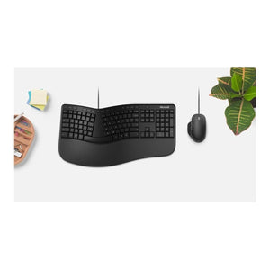 Microsoft Ergonomic Desktop for Business - Keyboard and Mouse Set, Black