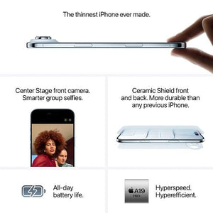 Apple iPhone Air 256 GB Phone, Starlight White