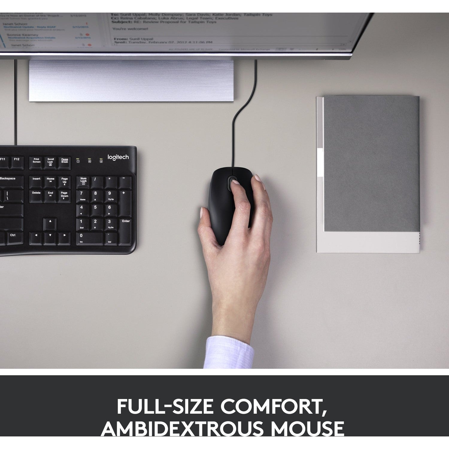 Logitech MK120 Desktop Keyboard + Mouse Combo