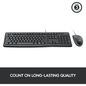 Logitech MK120 Desktop Keyboard + Mouse Combo