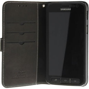 Insmat Exclusive Flip Case for Samsung Xcover 4 / 4S, black