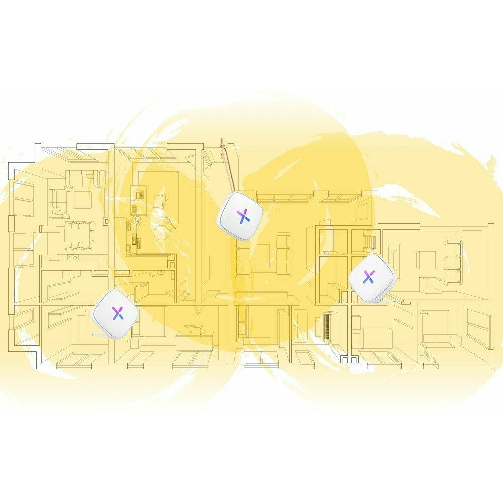 Zyxel Multy U AC2100 Tri-band WiFi Mesh System 3-pack
