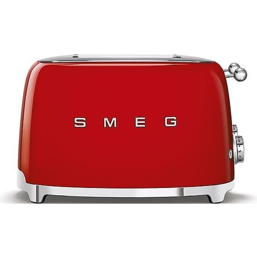 Smeg TSF03RDEU Four Slice Toaster, Red