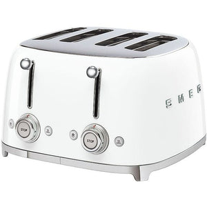 Smeg TSF03WHEU 4-Slice Toaster, White