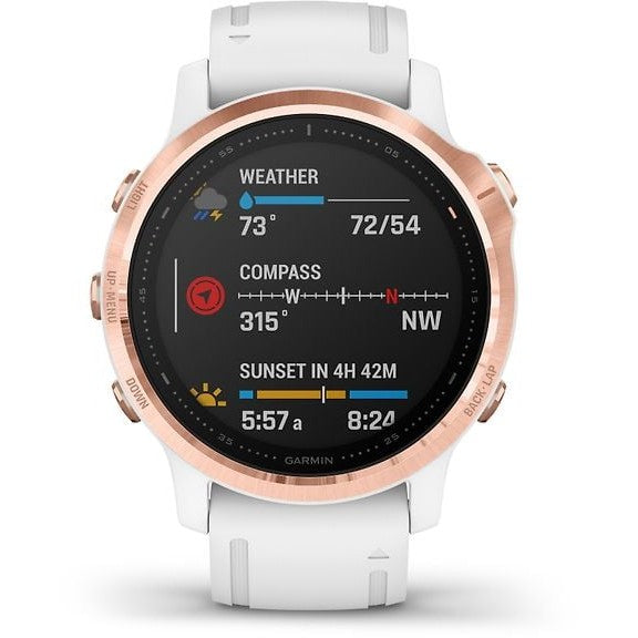 Garmin Fenix 6S Pro Sports Watch, Rose Gold