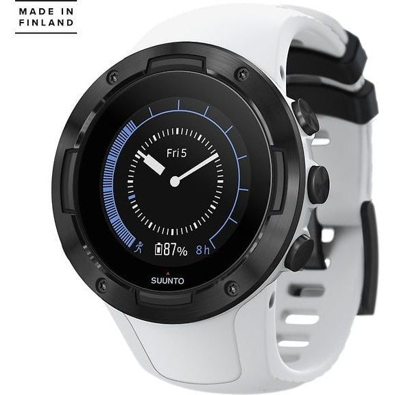 Suunto 5 Sports Watch, White with Black Bezel