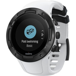 Suunto 5 Sports Watch, White with Black Bezel