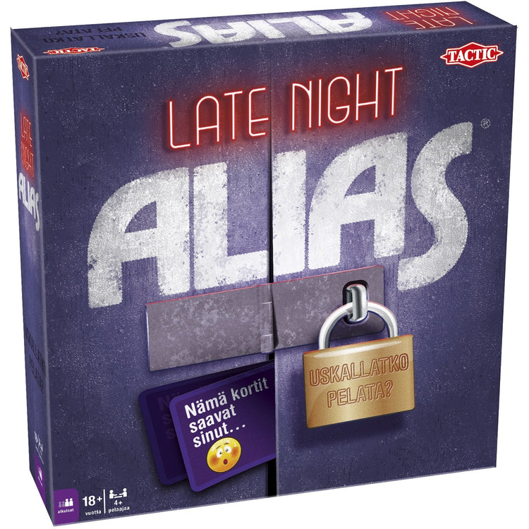 Tactic Late Night Alias - Party Game in Finnish