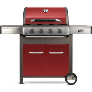 Anton Oliver EX-4+1 Gas BBQ Grill, Red