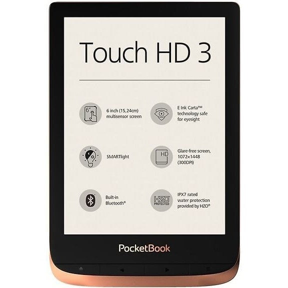 Pocketbook Touch HD 3 e-book reader Touchscreen 16 GB Wifi, Copper