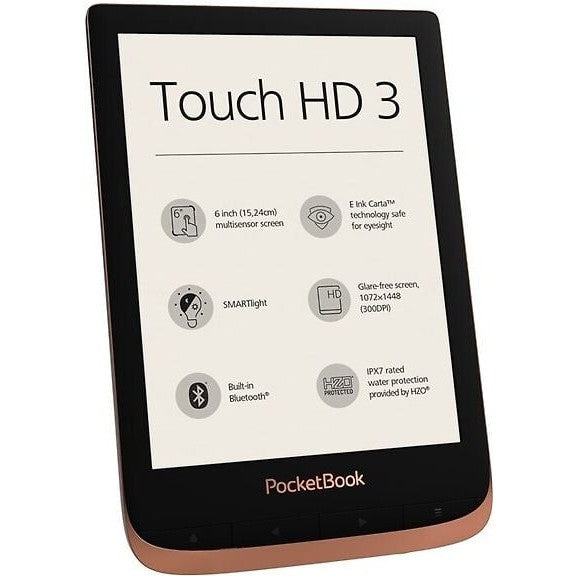 Pocketbook Touch HD 3 e-book reader Touchscreen 16 GB Wifi, Copper