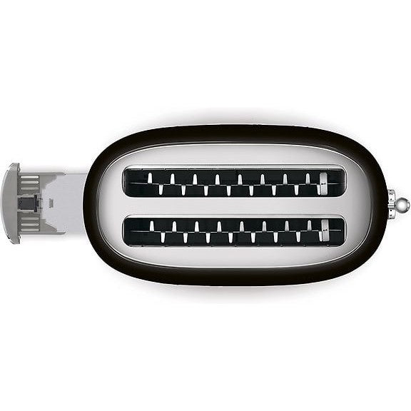 Smeg TSF02BLEU Toaster, Black