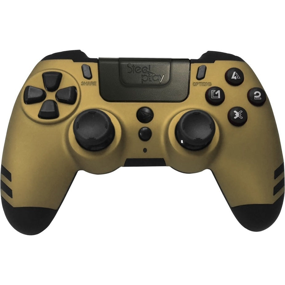 Steelplay MetalTech Wireless Controller, Gold, PS4 / PS3 / PC