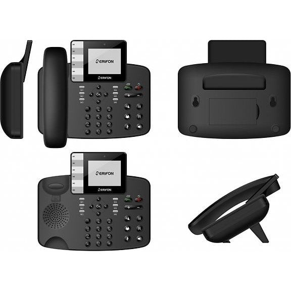 Erifon 4G Plus Desktop GSM Phone, Black