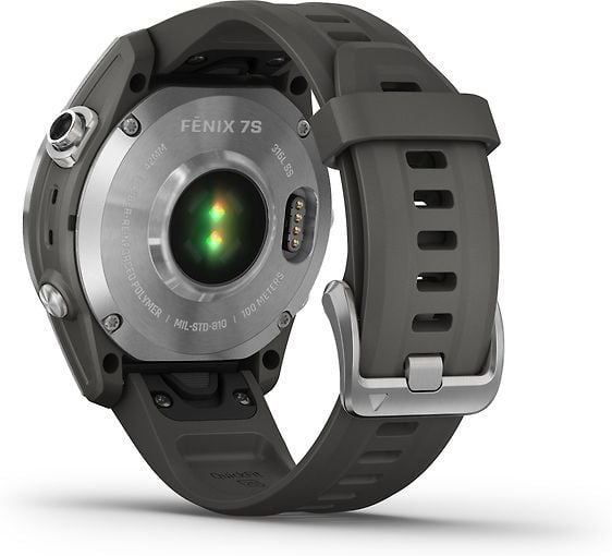 Garmin Fenix 7S sports watch - Silver with graphite band