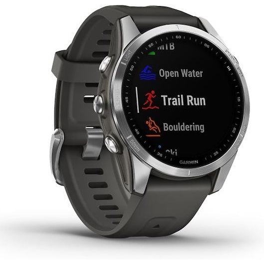 Garmin Fenix 7S sports watch - Silver with graphite band