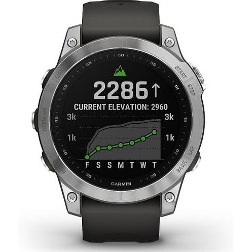 Garmin Fenix 7 sports watch - Silver with graphite band