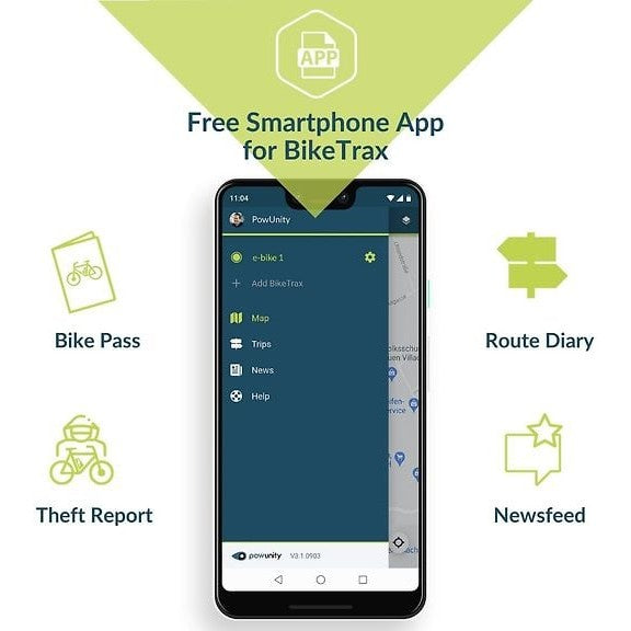 PowUnity BikeTrax Tracker, Bosch Gen4, 4G