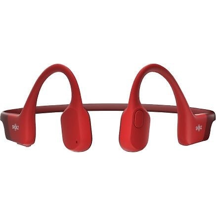 Shokz OpenRun Bone Conduction Sport Headphones, Red