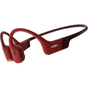 Shokz OpenRun Bone Conduction Sport Headphones, Red