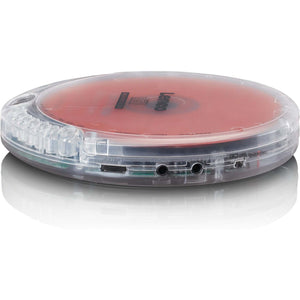 Lenco CD-202TR Portable CD/MP3 Player, Transparent