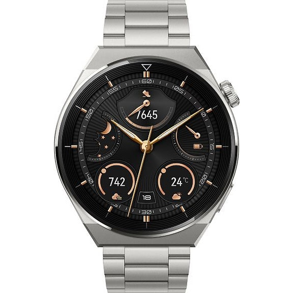 Huawei Watch GT 3 Pro Smartwatch, 46 mm, Titanium