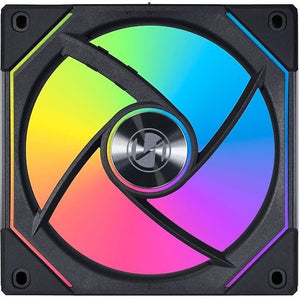 Lian Li UNI FAN SL-INF 120 ARGB PWM Fan Pack, 120 mm, 3-pack, Black
