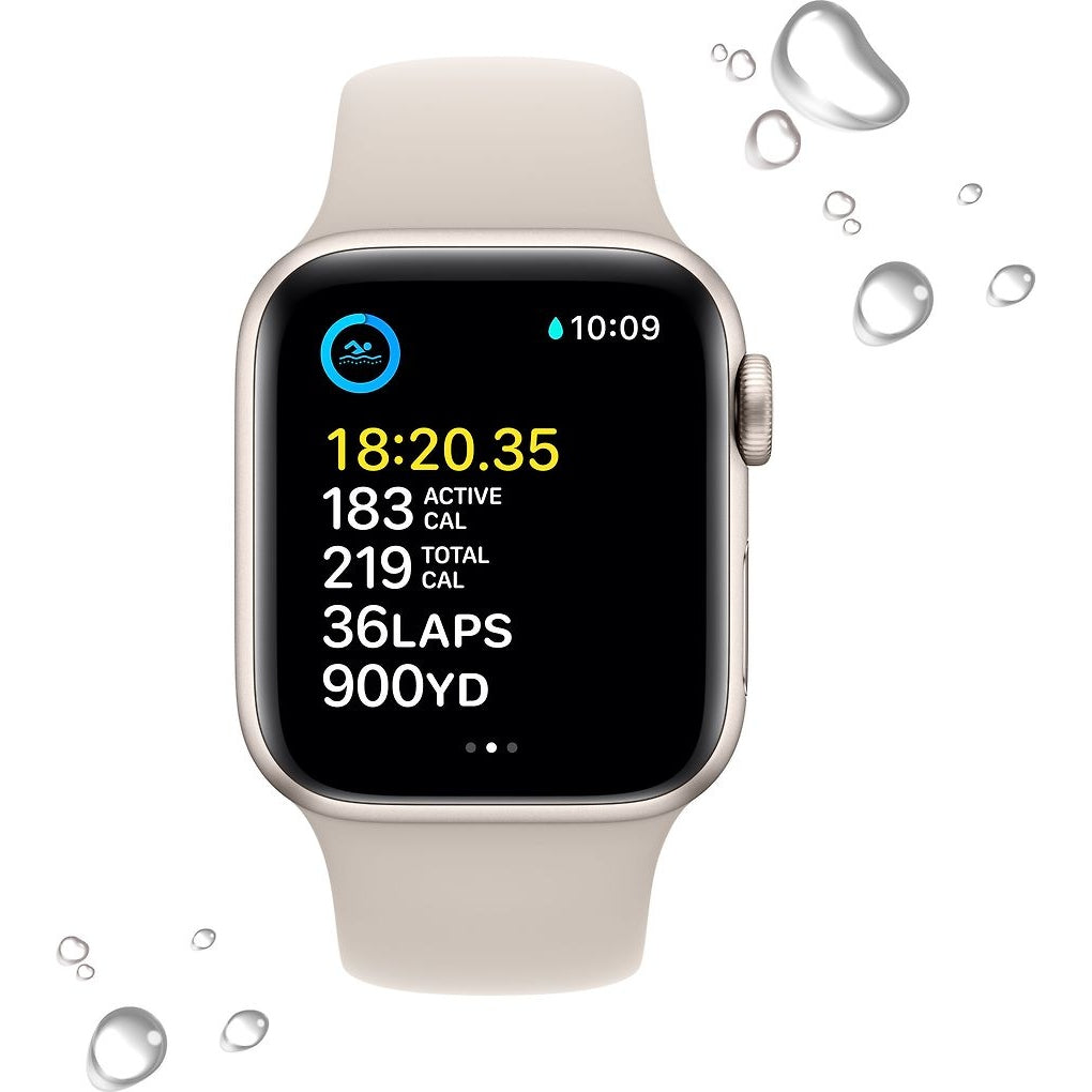 Apple Watch SE GPS 40mm Starlight Aluminium Case 2nd gen