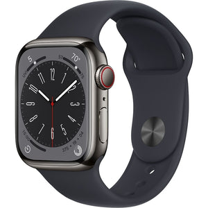 Apple Watch Series 8 GPS+Cellular 41mm Graphite Stainless Steel Case