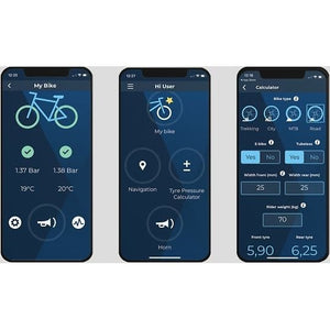 AIRsistant Pressure Monitor 2 Sensors for Schrader Valve, Black