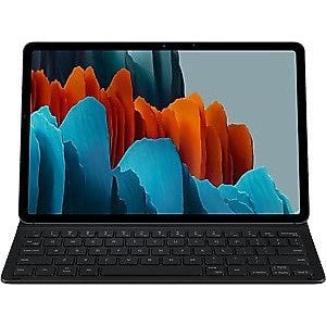 Samsung Galaxy Tab S7/S8 Book Cover Keyboard Slim, Black