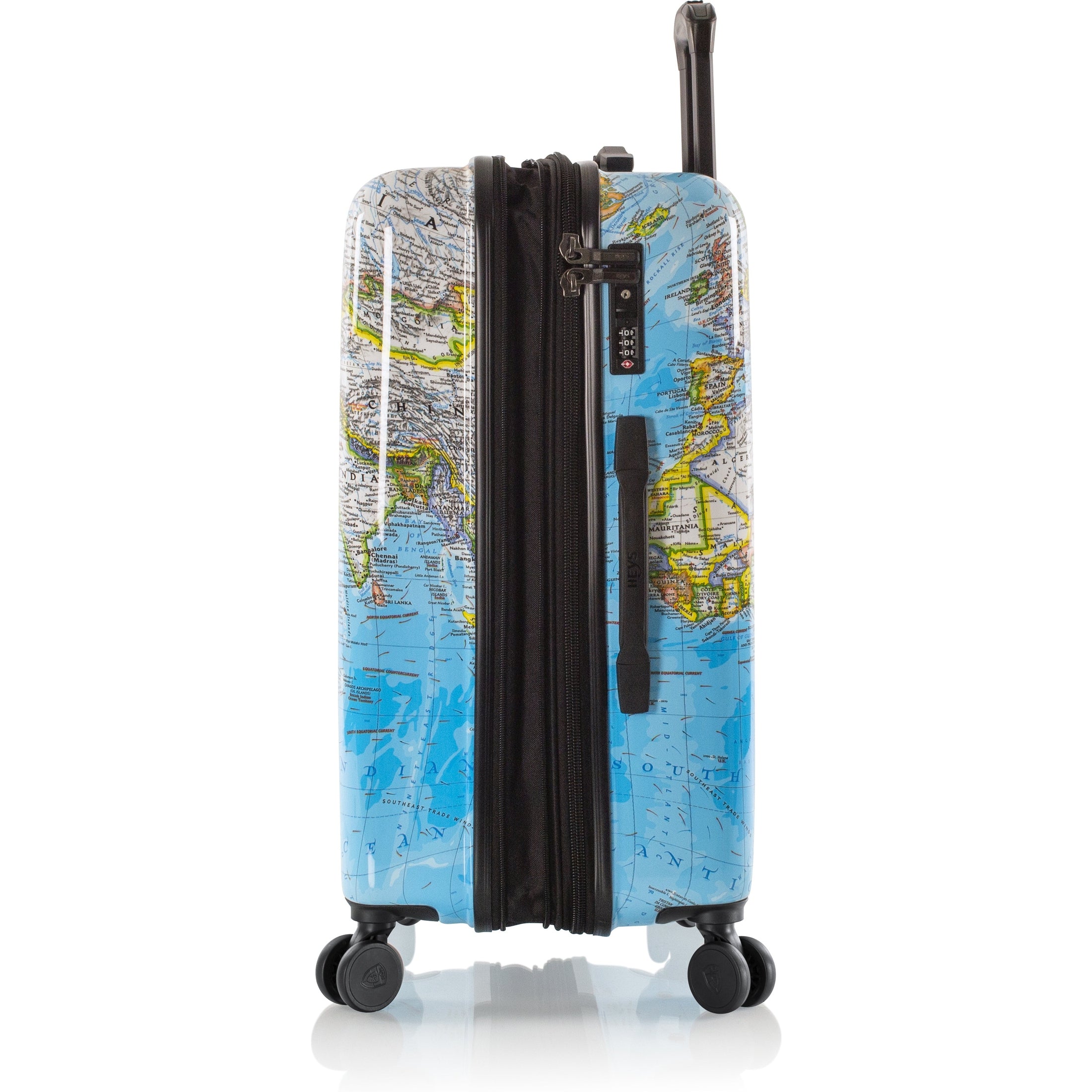 Heys Journey 3G Fashion Spinner 66 cm Suitcase, Colorful Map