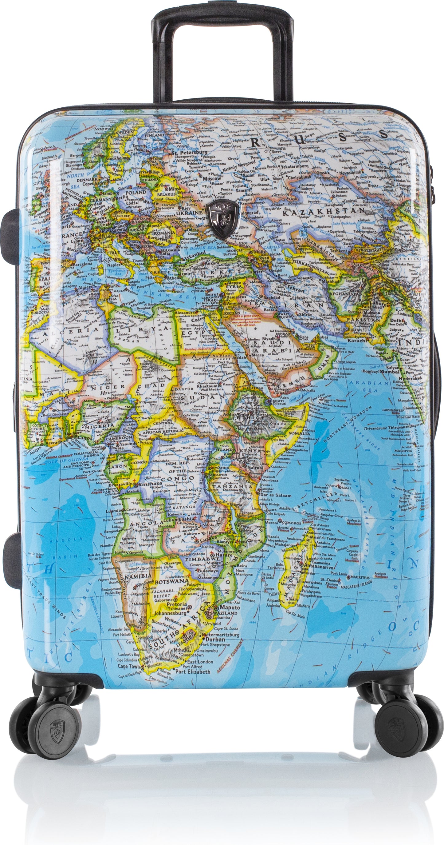 Heys Journey 3G Fashion Spinner 66 cm Suitcase, Colorful Map