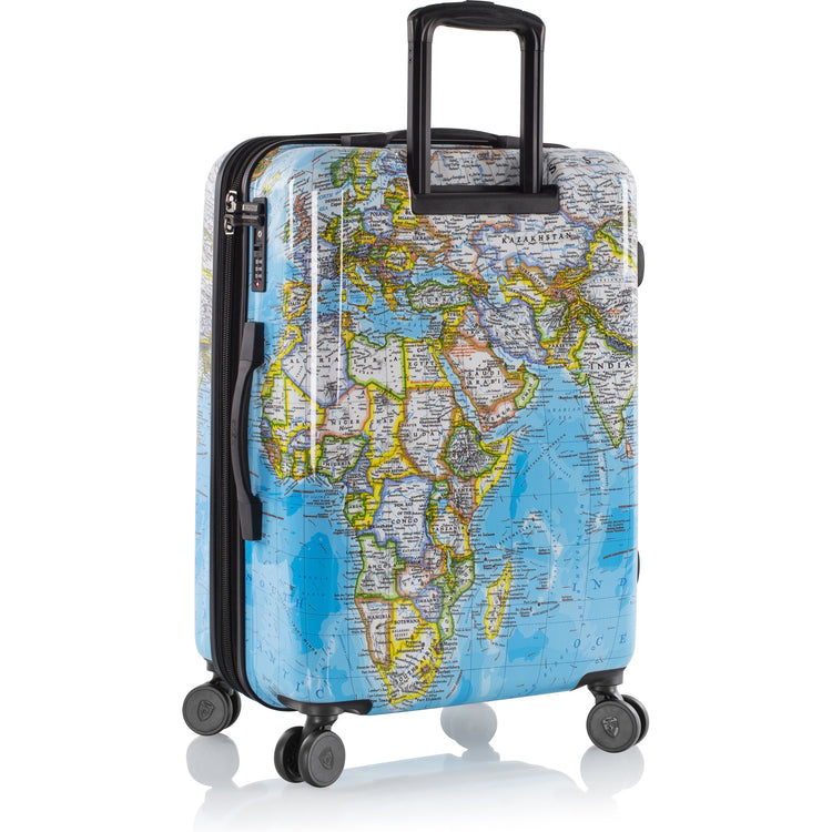 Heys Journey 3G Fashion Spinner 66 cm Suitcase, Colorful Map