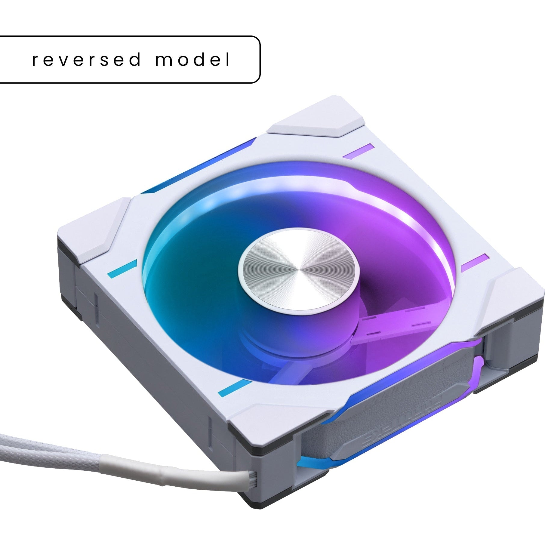 Phanteks D30-120 Reversed Airflow D-RGB PWM Fan, White, 120 mm, 3-pack