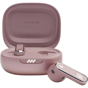 JBL Live Flex Wireless Noise Cancelling Earbuds, Light Pink
