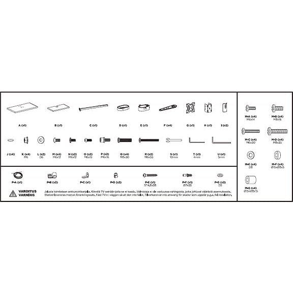 Mozi Monolith Floor Stand for 23"-55" Displays, White