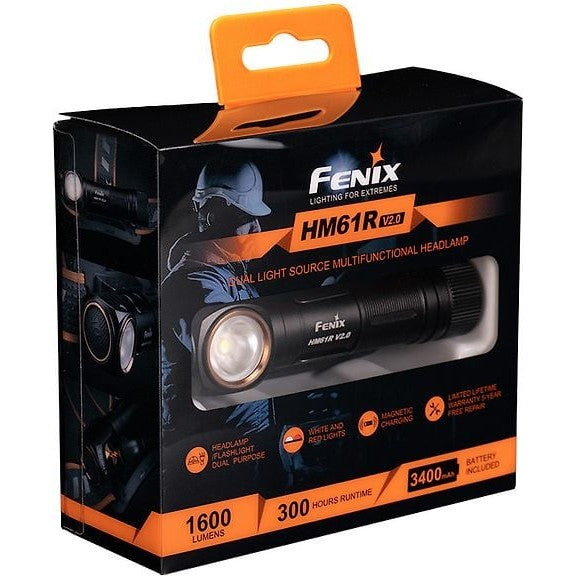 Fenix HM61R V2.0 Multifunctional Headlamp, 1600 lm