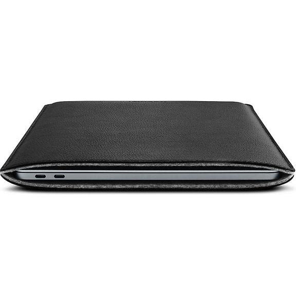 Woolnut Leather Sleeve for 13-inch MacBook Pro & Air, Black