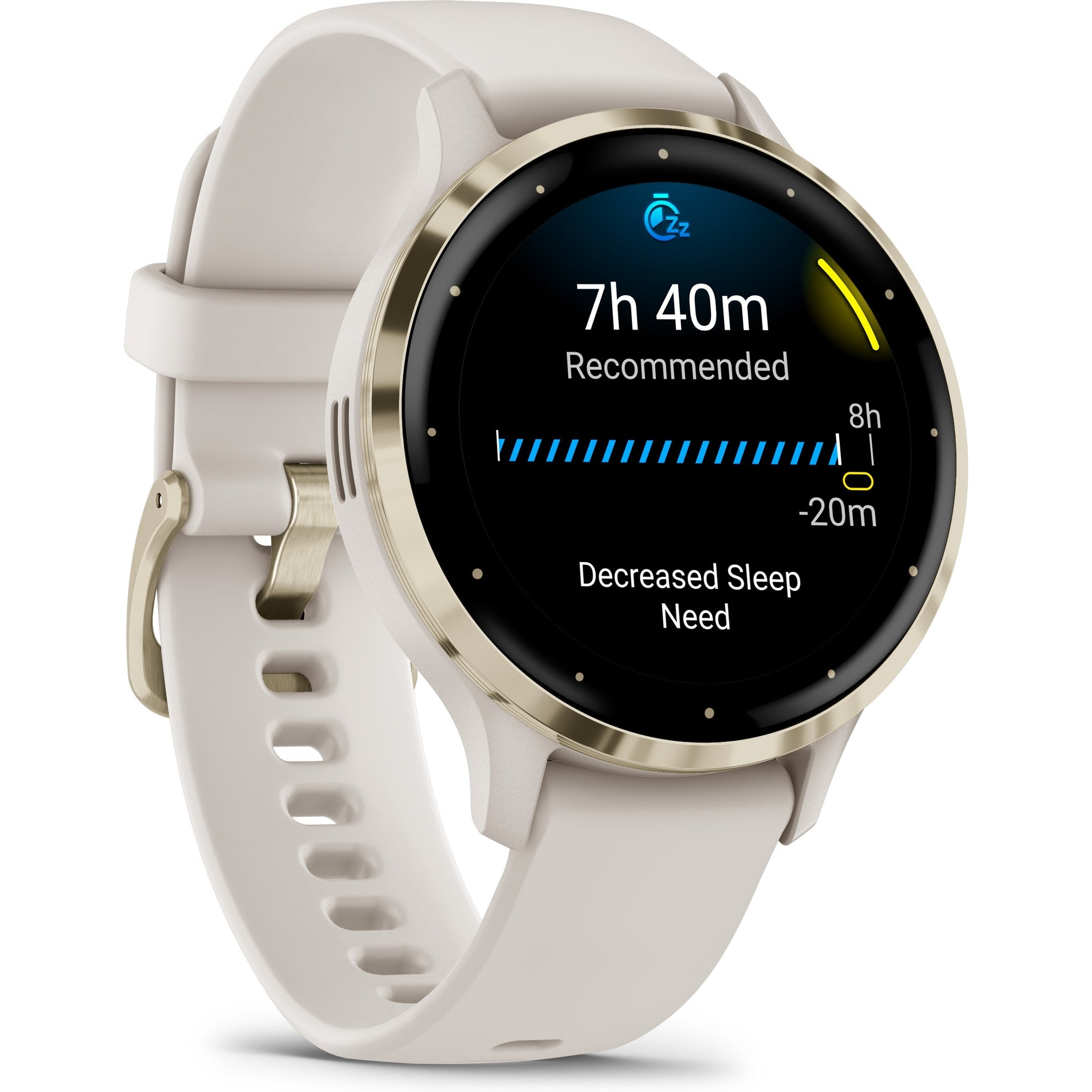 Garmin Venu 3S Ivory + Cream Gold