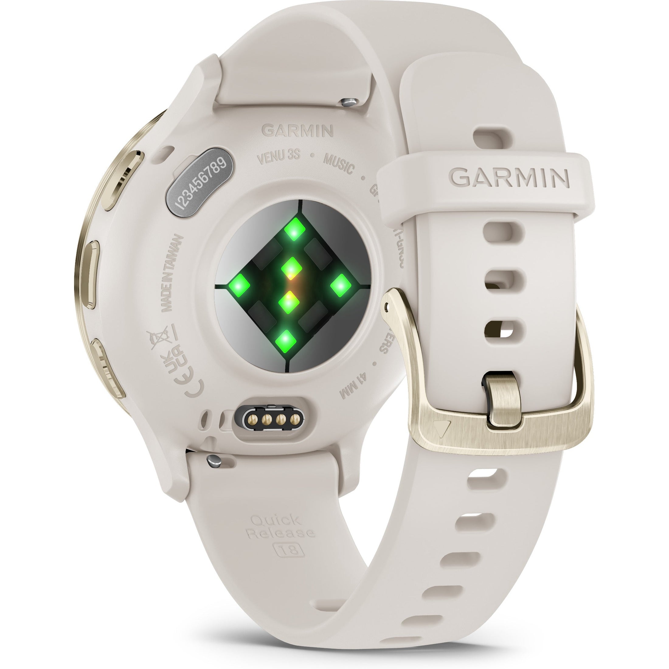 Garmin Venu 3S Ivory + Cream Gold