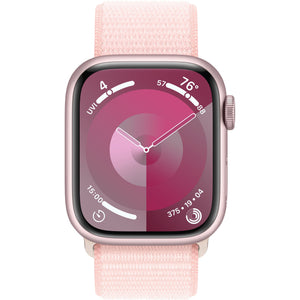 Apple Watch Series 9 GPS 41 mm Pink Aluminum Case with Pink Sport Loop